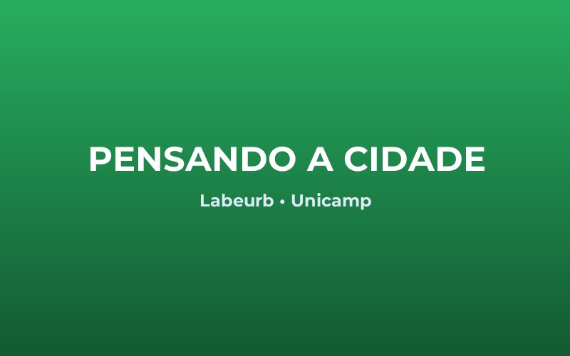 Pensando a Cidade